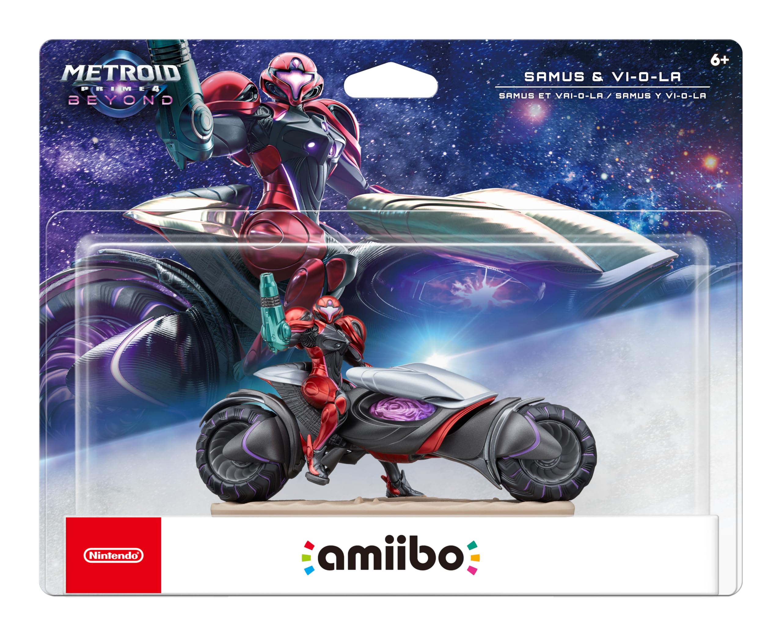 メトロイド amiibo Amazon.com: amiibo- Samus & Vi-O-La - Metroid Prime4: Beyond